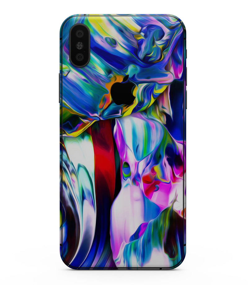 Blurred Abstract Flow V21 - iPhone XS MAX, XS/X, 8/8+, 7/7+, 5/5S/SE Skin-Kit (All iPhones Avaiable)