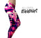 Blurred Abstract Flow V22 - All Over Print Womens Leggings / Yoga or Workout Pants