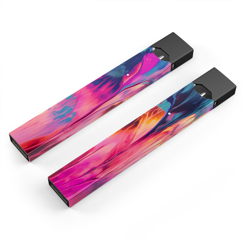 Blurred Abstract Flow V24 - Premium Decal Protective Skin-Wrap Sticker compatible with the Juul Labs vaping device