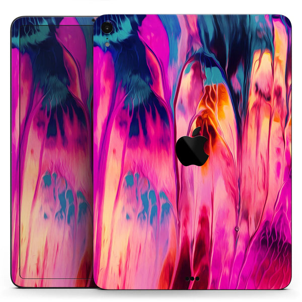 Blurred Abstract Flow V24 - Full Body Skin Decal for the Apple iPad Pro 12.9", 11", 10.5", 9.7", Air or Mini (All Models Available)