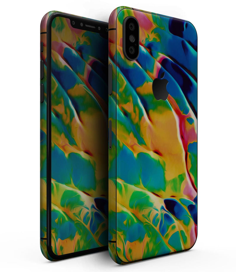 Blurred Abstract Flow V25 - iPhone XS MAX, XS/X, 8/8+, 7/7+, 5/5S/SE Skin-Kit (All iPhones Avaiable)