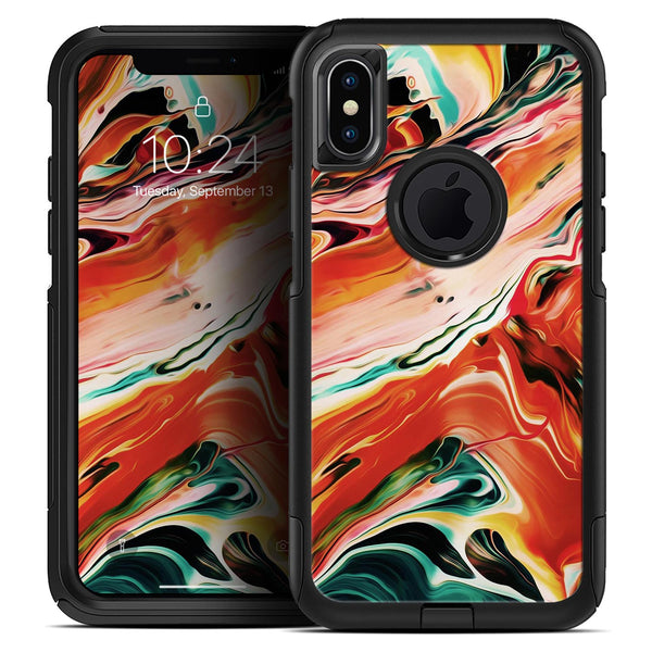 Blurred Abstract Flow V26 - Skin Kit for the iPhone OtterBox Cases