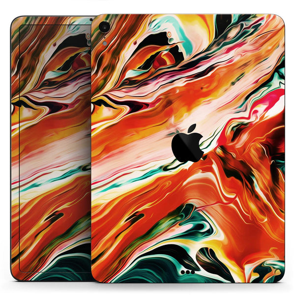 Blurred Abstract Flow V26 - Full Body Skin Decal for the Apple iPad Pro 12.9", 11", 10.5", 9.7", Air or Mini (All Models Available)