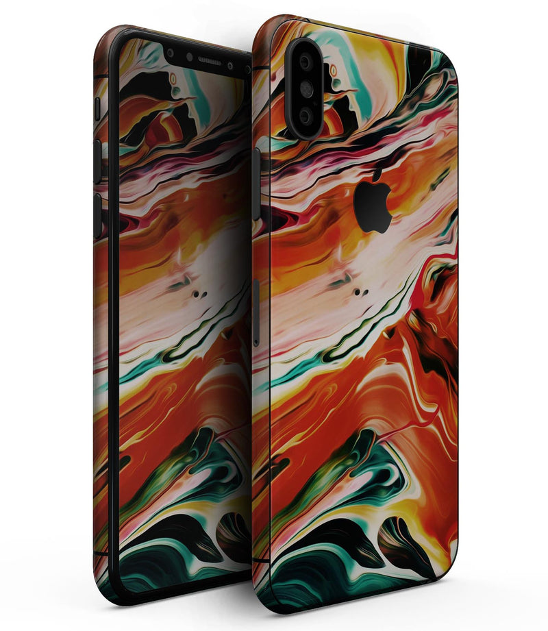 Blurred Abstract Flow V26 - iPhone XS MAX, XS/X, 8/8+, 7/7+, 5/5S/SE Skin-Kit (All iPhones Avaiable)