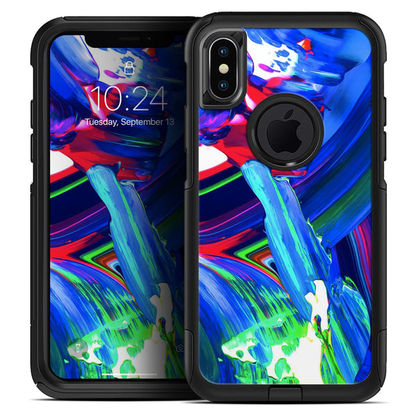 Blurred Abstract Flow V27 - Skin Kit for the iPhone OtterBox Cases
