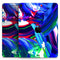 Blurred Abstract Flow V27 - Full Body Skin Decal for the Apple iPad Pro 12.9", 11", 10.5", 9.7", Air or Mini (All Models Available)
