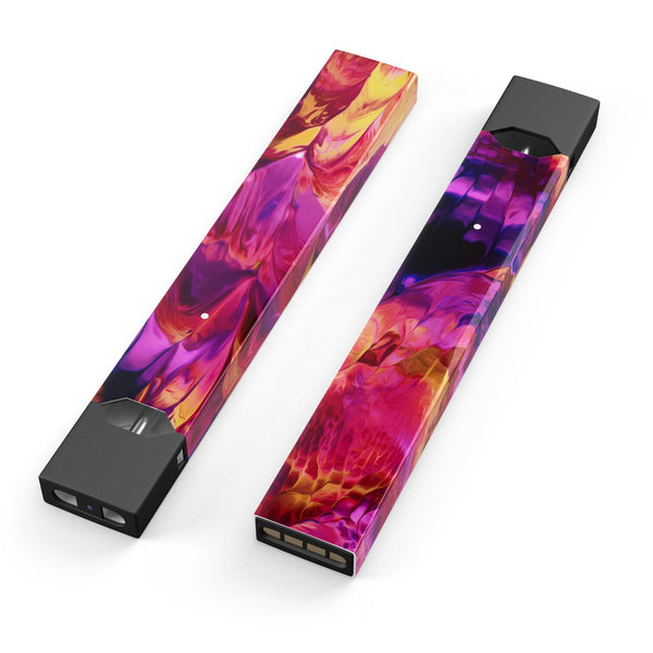 Blurred Abstract Flow V28 - Premium Decal Protective Skin-Wrap Sticker compatible with the Juul Labs vaping device