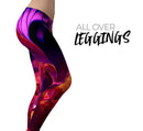 Blurred Abstract Flow V28 - All Over Print Womens Leggings / Yoga or Workout Pants