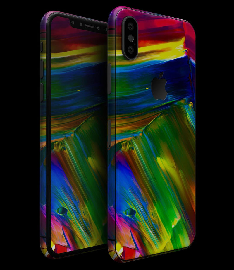 Blurred Abstract Flow V29 - iPhone XS MAX, XS/X, 8/8+, 7/7+, 5/5S/SE Skin-Kit (All iPhones Avaiable)