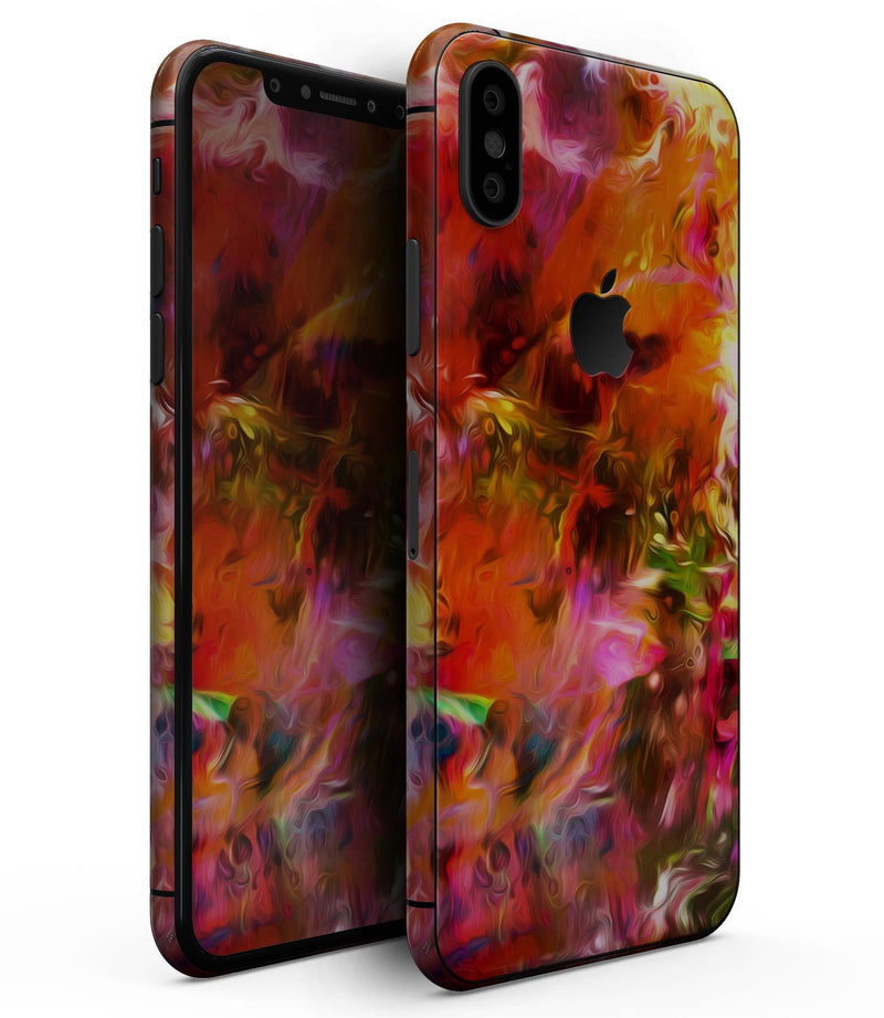 Blurred Abstract Flow V2 - iPhone XS MAX, XS/X, 8/8+, 7/7+, 5/5S/SE Skin-Kit (All iPhones Avaiable)
