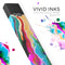 Blurred Abstract Flow V33 - Premium Decal Protective Skin-Wrap Sticker compatible with the Juul Labs vaping device