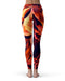 Blurred Abstract Flow V34 - All Over Print Womens Leggings / Yoga or Workout Pants