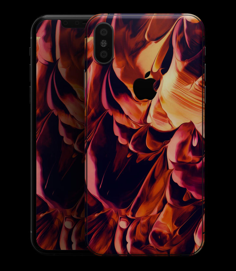 Blurred Abstract Flow V34 - iPhone XS MAX, XS/X, 8/8+, 7/7+, 5/5S/SE Skin-Kit (All iPhones Avaiable)