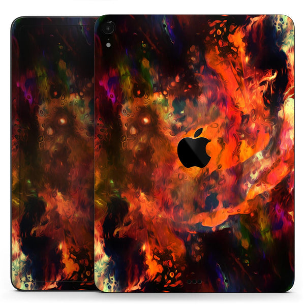 Blurred Abstract Flow V35 - Full Body Skin Decal for the Apple iPad Pro 12.9", 11", 10.5", 9.7", Air or Mini (All Models Available)