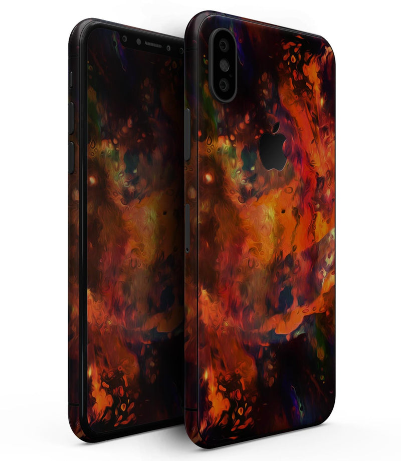 Blurred Abstract Flow V35 - iPhone XS MAX, XS/X, 8/8+, 7/7+, 5/5S/SE Skin-Kit (All iPhones Avaiable)