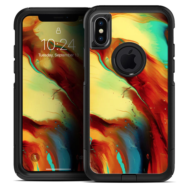 Blurred Abstract Flow V36 - Skin Kit for the iPhone OtterBox Cases