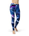 Blurred Abstract Flow V37 - All Over Print Womens Leggings / Yoga or Workout Pants