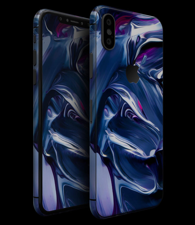 Blurred Abstract Flow V37 - iPhone XS MAX, XS/X, 8/8+, 7/7+, 5/5S/SE Skin-Kit (All iPhones Avaiable)
