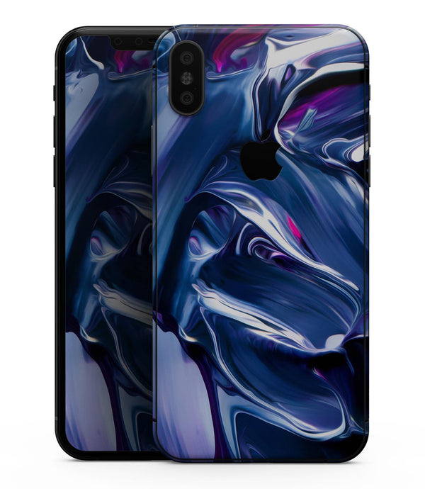 Blurred Abstract Flow V37 - iPhone XS MAX, XS/X, 8/8+, 7/7+, 5/5S/SE Skin-Kit (All iPhones Avaiable)