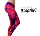 Blurred Abstract Flow V3 - All Over Print Womens Leggings / Yoga or Workout Pants