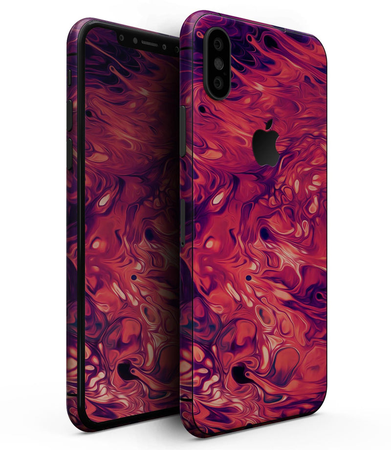 Blurred Abstract Flow V3 - iPhone XS MAX, XS/X, 8/8+, 7/7+, 5/5S/SE Skin-Kit (All iPhones Avaiable)