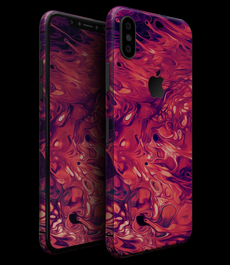 Blurred Abstract Flow V3 - iPhone XS MAX, XS/X, 8/8+, 7/7+, 5/5S/SE Skin-Kit (All iPhones Avaiable)