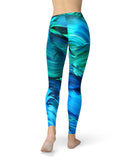 Blurred Abstract Flow V40 - All Over Print Womens Leggings / Yoga or Workout Pants