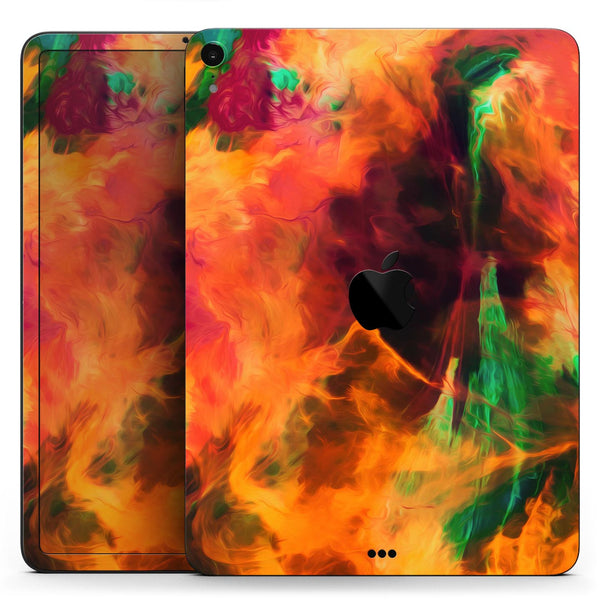 Blurred Abstract Flow V41 - Full Body Skin Decal for the Apple iPad Pro 12.9", 11", 10.5", 9.7", Air or Mini (All Models Available)