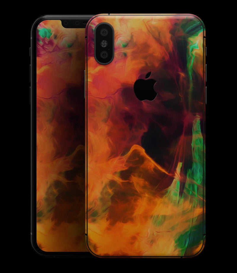 Blurred Abstract Flow V41 - iPhone XS MAX, XS/X, 8/8+, 7/7+, 5/5S/SE Skin-Kit (All iPhones Avaiable)
