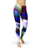 Blurred Abstract Flow V42 - All Over Print Womens Leggings / Yoga or Workout Pants