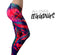 Blurred Abstract Flow V44 - All Over Print Womens Leggings / Yoga or Workout Pants