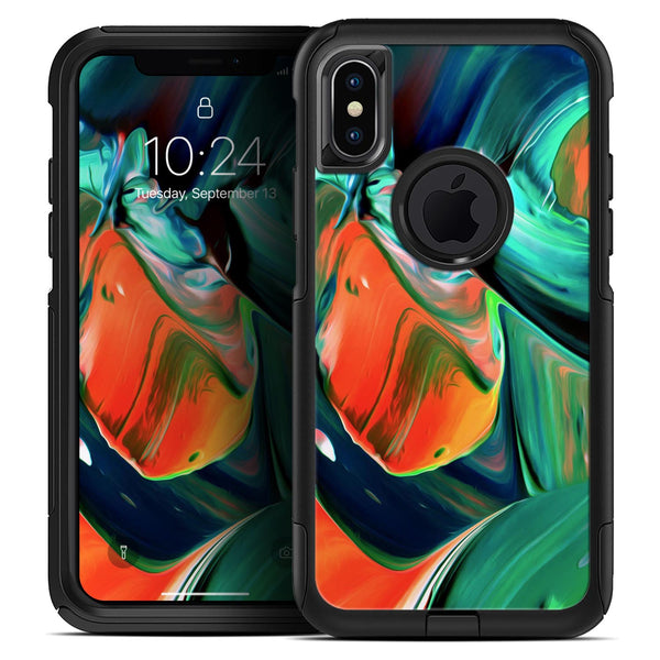 Blurred Abstract Flow V47 - Skin Kit for the iPhone OtterBox Cases