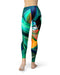 Blurred Abstract Flow V47 - All Over Print Womens Leggings / Yoga or Workout Pants