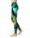 Blurred Abstract Flow V47 - All Over Print Womens Leggings / Yoga or Workout Pants