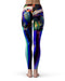 Blurred Abstract Flow V49 - All Over Print Womens Leggings / Yoga or Workout Pants