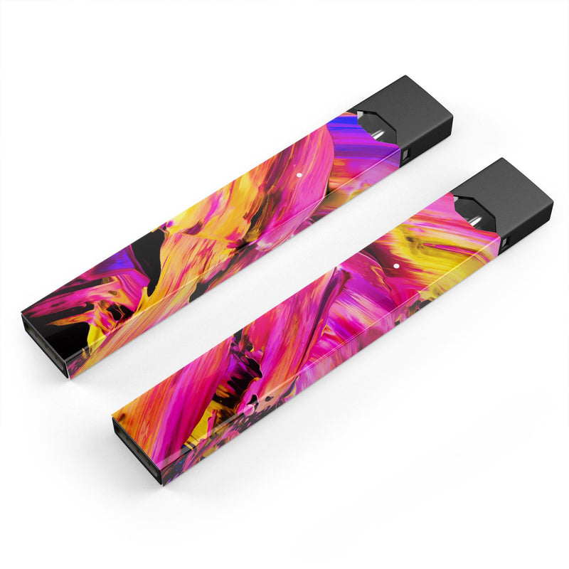 Blurred Abstract Flow V4 - Premium Decal Protective Skin-Wrap Sticker compatible with the Juul Labs vaping device