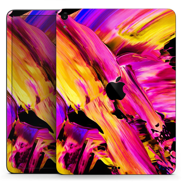 Blurred Abstract Flow V4 - Full Body Skin Decal for the Apple iPad Pro 12.9", 11", 10.5", 9.7", Air or Mini (All Models Available)