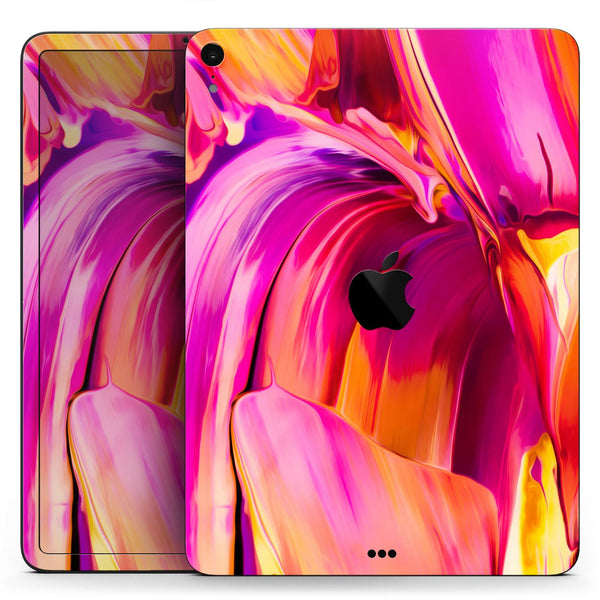 Blurred Abstract Flow V50 - Full Body Skin Decal for the Apple iPad Pro 12.9", 11", 10.5", 9.7", Air or Mini (All Models Available)
