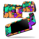 Blurred Abstract Flow V52 - Skin Wrap Decal for Nintendo Switch Lite Console & Dock - 3DS XL - 2DS - Pro - DSi - Wii - Joy-Con Gaming Controller