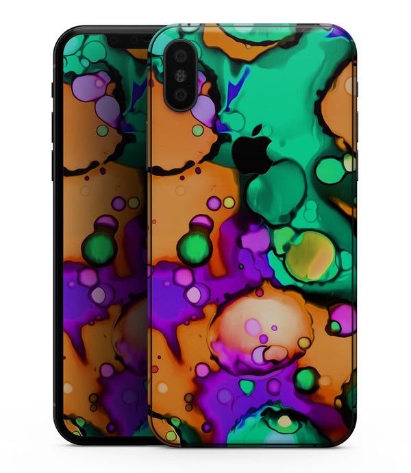 Blurred Abstract Flow V52 - iPhone XS MAX, XS/X, 8/8+, 7/7+, 5/5S/SE Skin-Kit (All iPhones Avaiable)