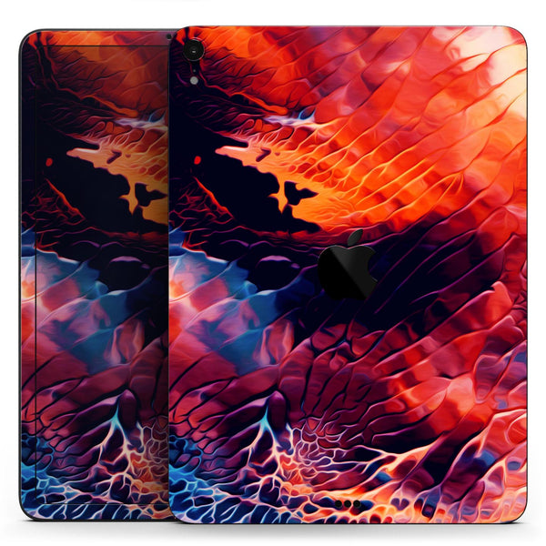 Blurred Abstract Flow V59 - Full Body Skin Decal for the Apple iPad Pro 12.9", 11", 10.5", 9.7", Air or Mini (All Models Available)