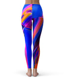 Blurred Abstract Flow V5 - All Over Print Womens Leggings / Yoga or Workout Pants