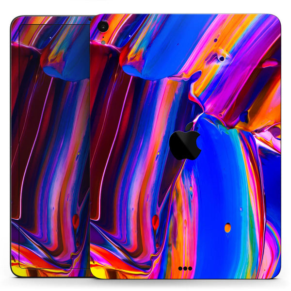 Blurred Abstract Flow V5 - Full Body Skin Decal for the Apple iPad Pro 12.9", 11", 10.5", 9.7", Air or Mini (All Models Available)