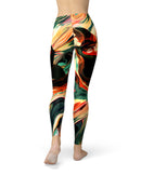 Blurred Abstract Flow V60 - All Over Print Womens Leggings / Yoga or Workout Pants