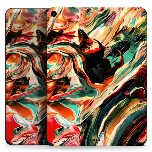 Blurred Abstract Flow V60 - Full Body Skin Decal for the Apple iPad Pro 12.9", 11", 10.5", 9.7", Air or Mini (All Models Available)