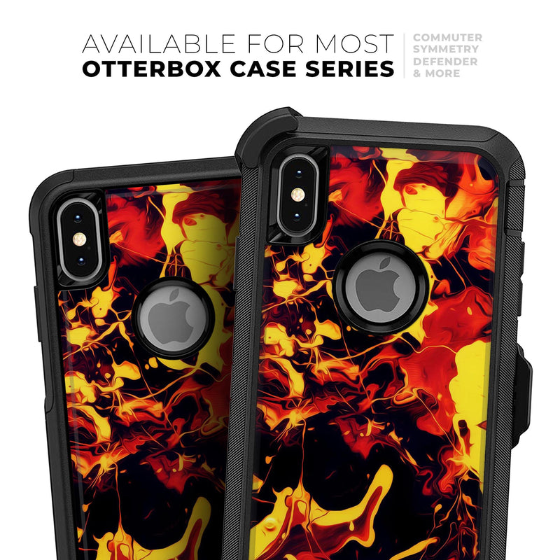 Blurred Abstract Flow V7 - Skin Kit for the iPhone OtterBox Cases