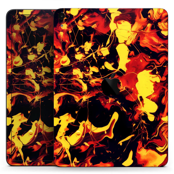 Blurred Abstract Flow V7 - Full Body Skin Decal for the Apple iPad Pro 12.9", 11", 10.5", 9.7", Air or Mini (All Models Available)