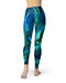 Blurred Abstract Flow V8 - All Over Print Womens Leggings / Yoga or Workout Pants