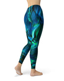 Blurred Abstract Flow V8 - All Over Print Womens Leggings / Yoga or Workout Pants