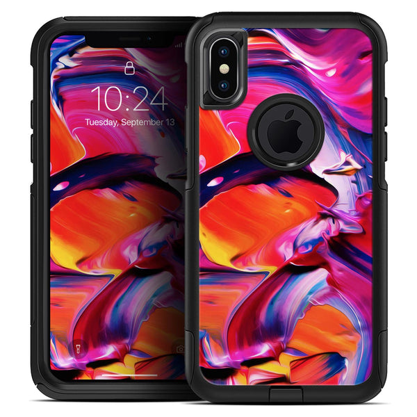 Blurred Abstract Flow V9 - Skin Kit for the iPhone OtterBox Cases